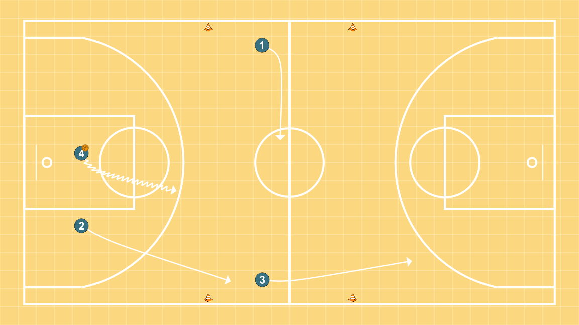 First step image of playbook Spacing 4x4 subida balon 